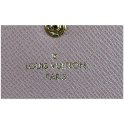 LOUIS VUITTON Emilie Monogram Canvas Wallet Brown