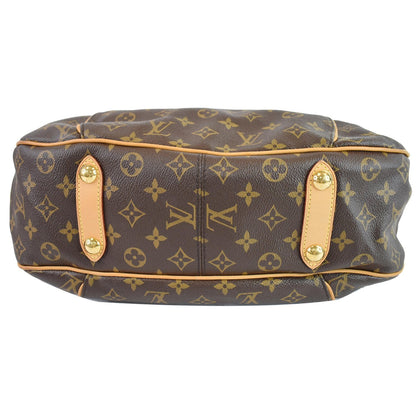 LOUIS VUITTON Galliera PM Monogram Canvas Shoulder Bag Brown