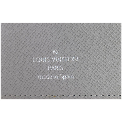 LOUIS VUITTON Damier Graphite I Rue Scribe Small Ring Agenda Cover Black