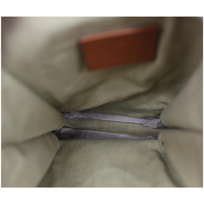 GUCCI Vintage Canvas Phone Case Belt Bag Dark Brown 581519