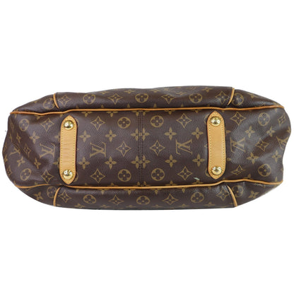 LOUIS VUITTON Galliera GM Monogram Canvas Shoulder Bag Brown