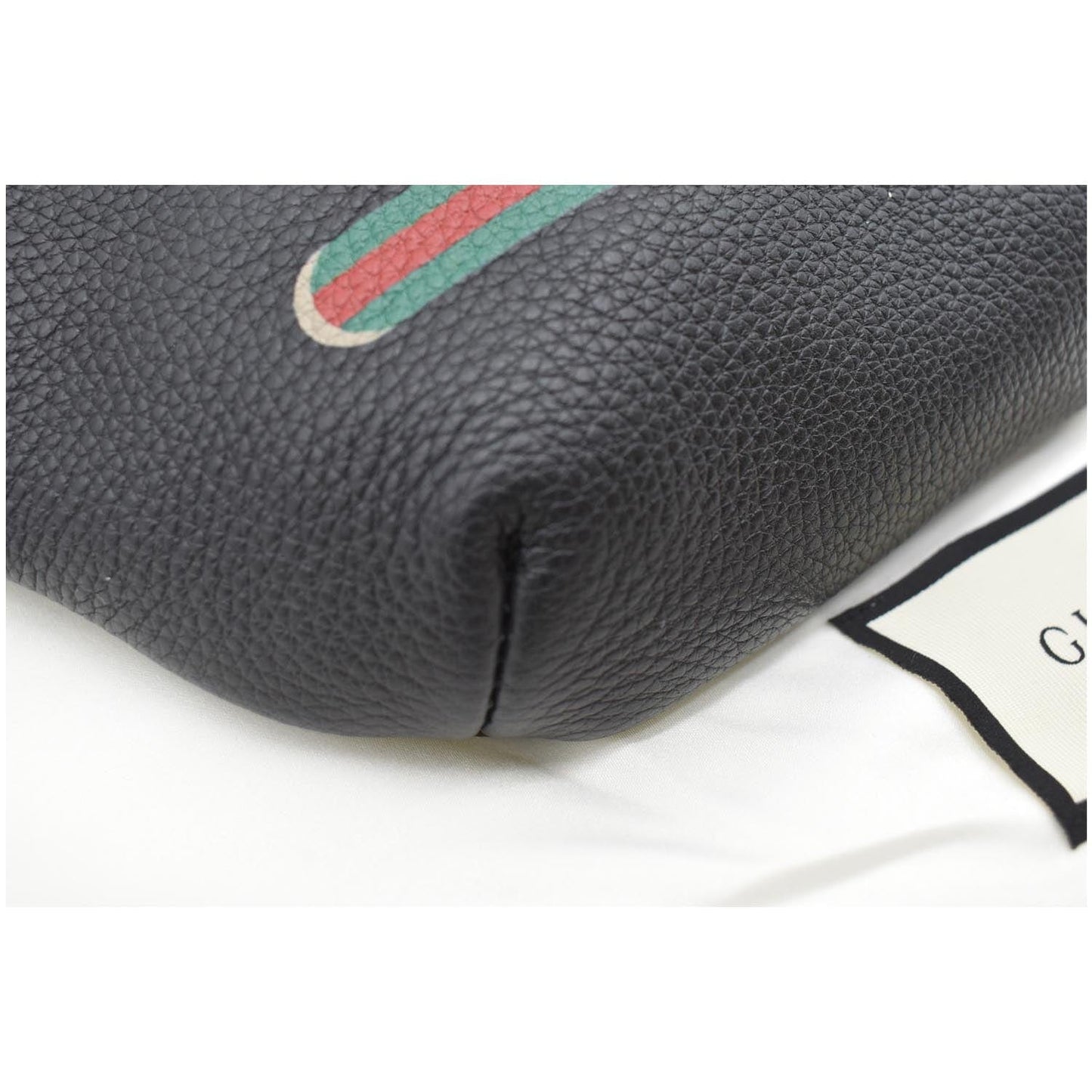 GUCCI Print Small Leather Belt Small Waist Bum Bag Black 527792 - 10% OFF