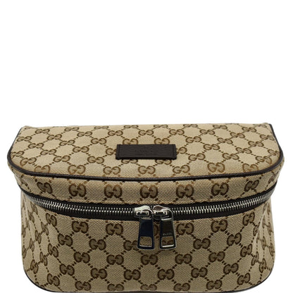 GUCCI Waist Pouch GG Canvas Belt Bag Beige 630915 - 25% OFF