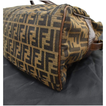FENDI De Jour Large Zucca Tobacco Canvas Large Tote Bag Brown 8BN158
