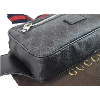 GUCCI GG Supreme Belt Bumbag Black 474293 - Last Call