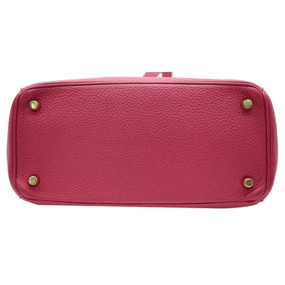 CHRISTIAN DIOR Be Dior Leather Flap Shoulder Bag Pink