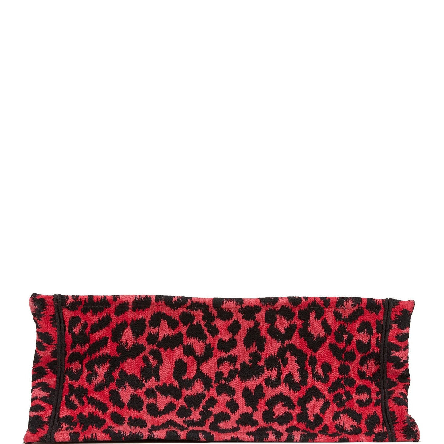 Christian Dior Book Tote Fuchsia Leopard Canvas