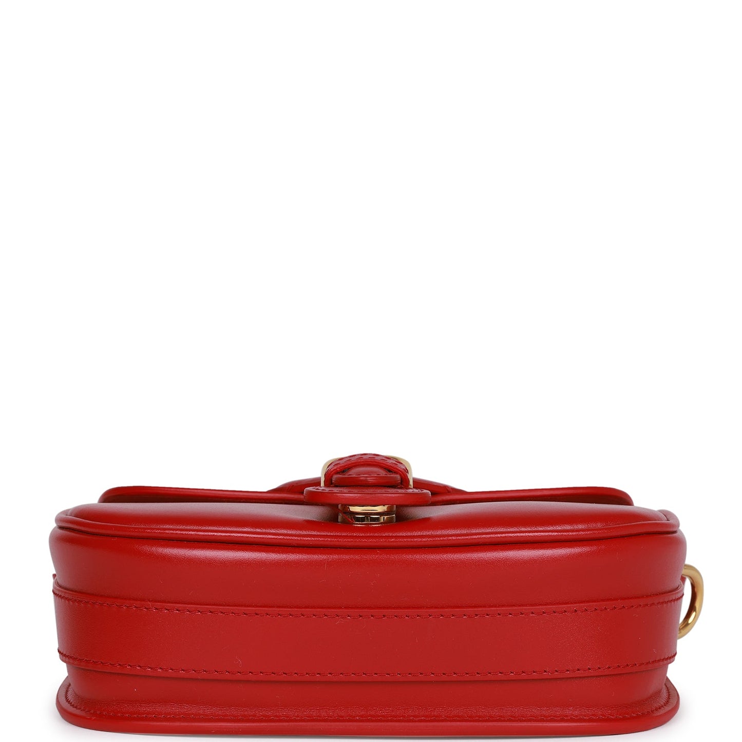 Christian Dior Poppy Red Calfskin Small Bobby Bag Gold Hardware