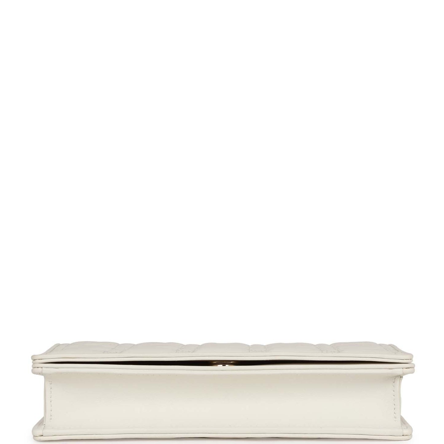 Christian Dior Lady Dior Pouch Latte Lambskin Gold Hardware