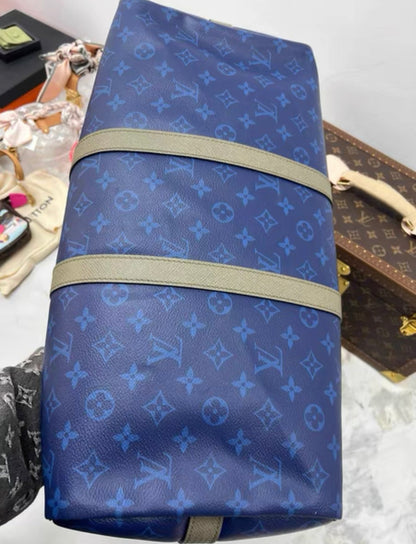 Louis Vuitton Outdoor Keepall Bandouliere Bag Limited Edition Monogram Pacific Canvas