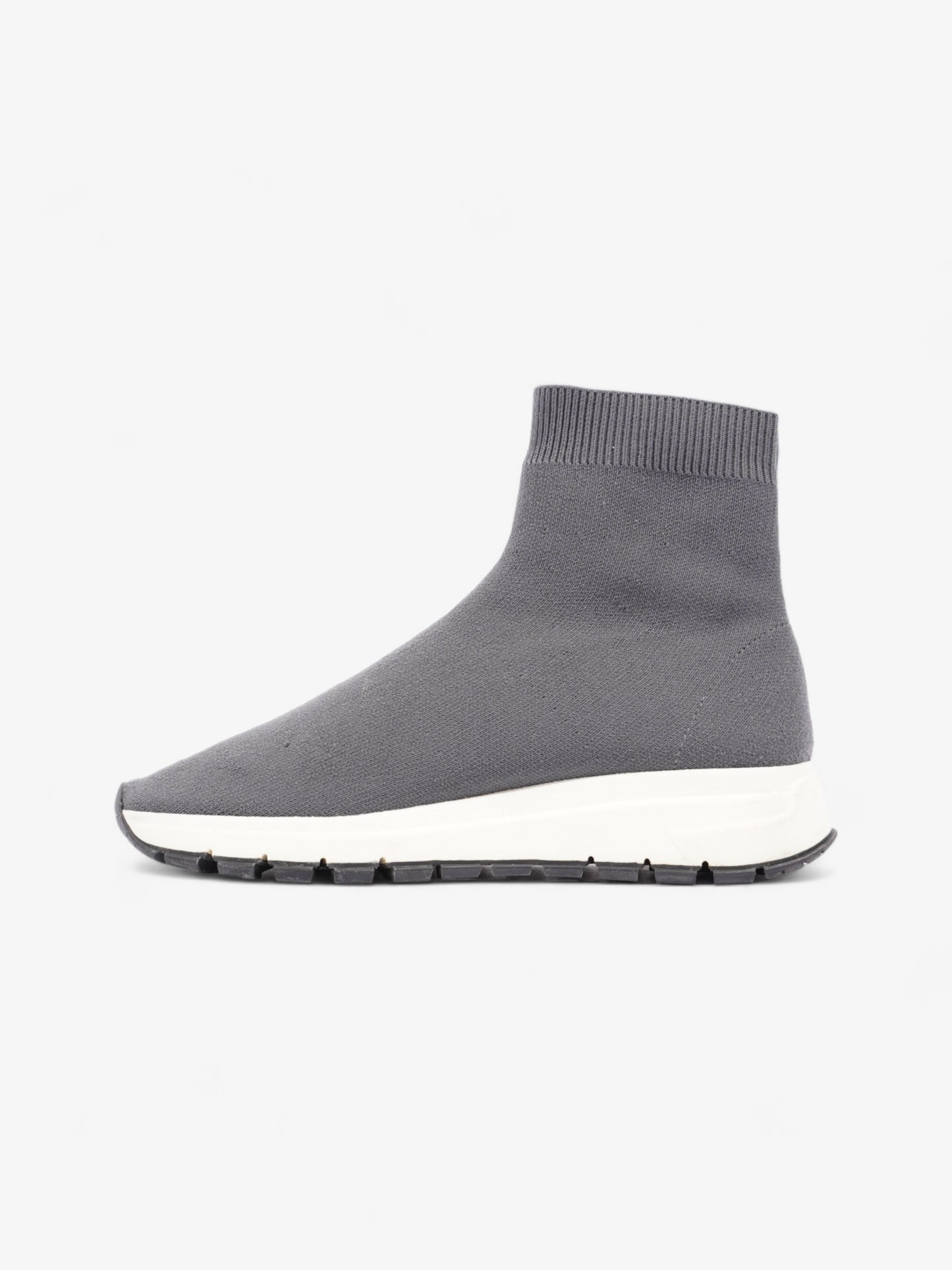 Prada Knit Sneakers Grey Cotton EU 38 UK 5