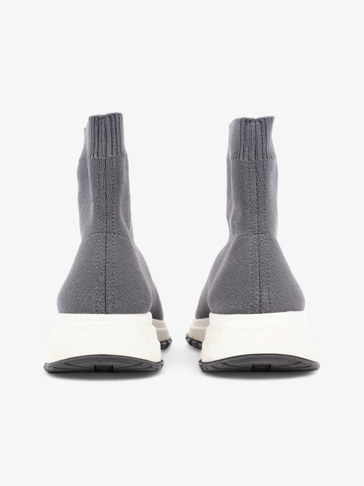 Prada Knit Sneakers Grey Cotton EU 38 UK 5