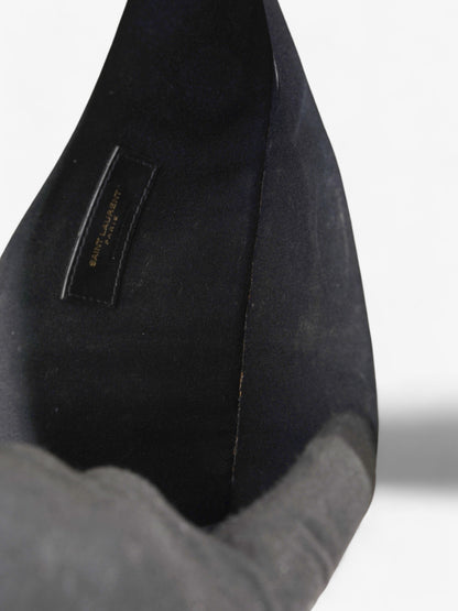 Saint Laurent Uptown Clutch Blanc Vintage Grained Leather