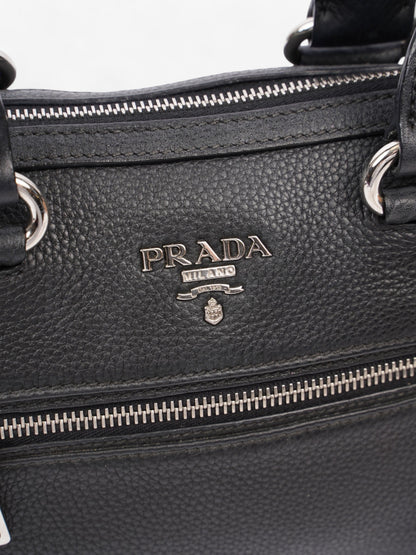 Prada Tote Black Leather