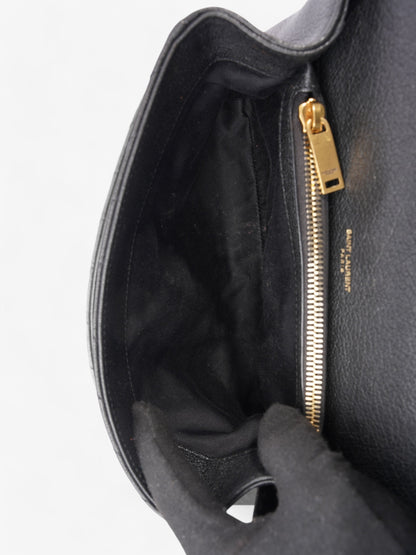 Saint Laurent College Black Lambskin Leather Medium