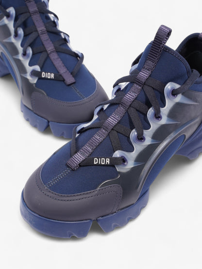 Christian Dior D-Connect Sneakers Navy Technical Fabric EU 37.5 UK 4.5