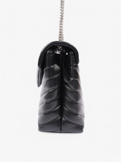 Saint Laurent Lou Lou Black Lambskin Leather Large