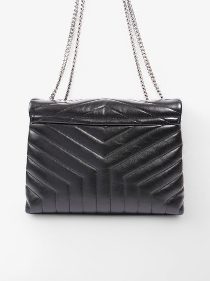 Saint Laurent Lou Lou Black Lambskin Leather Large
