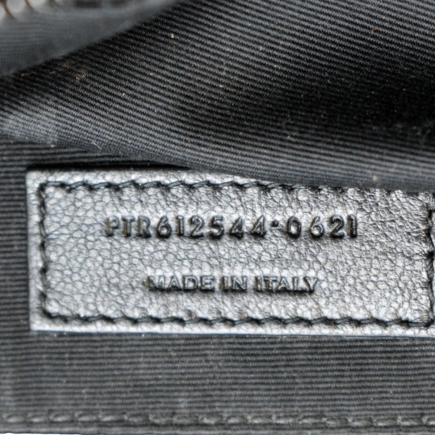 YVES SAINT LAURENT Lou Chevron Leather Camera Crossbody Bag Black