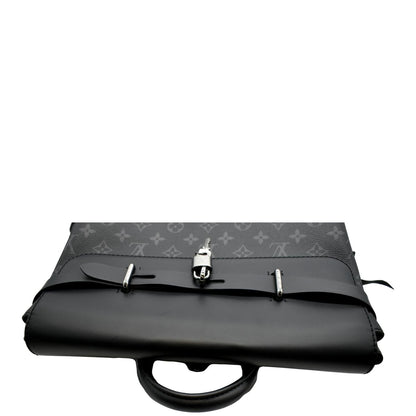 LOUIS VUITTON Steamer Monogram Eclipse Backpack Bag Black
