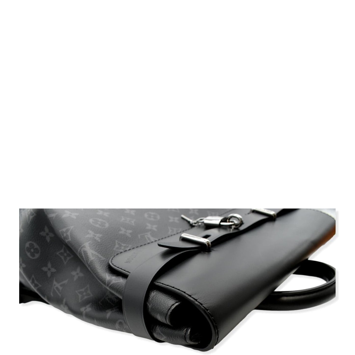 LOUIS VUITTON Steamer Monogram Eclipse Backpack Bag Black