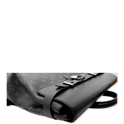 LOUIS VUITTON Steamer Monogram Eclipse Backpack Bag Black