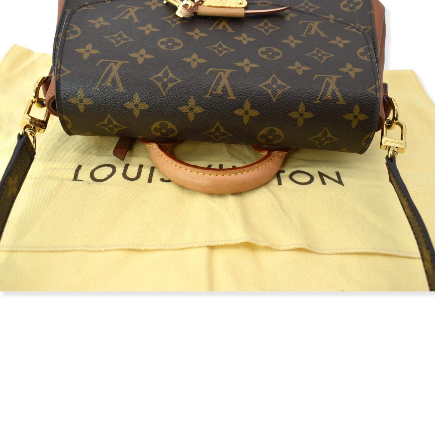 LOUIS VUITTON Eden MM Monogram Canvas Shoulder Bag Brown