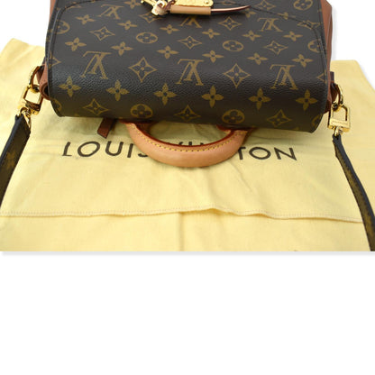 LOUIS VUITTON Eden MM Monogram Canvas Shoulder Bag Brown
