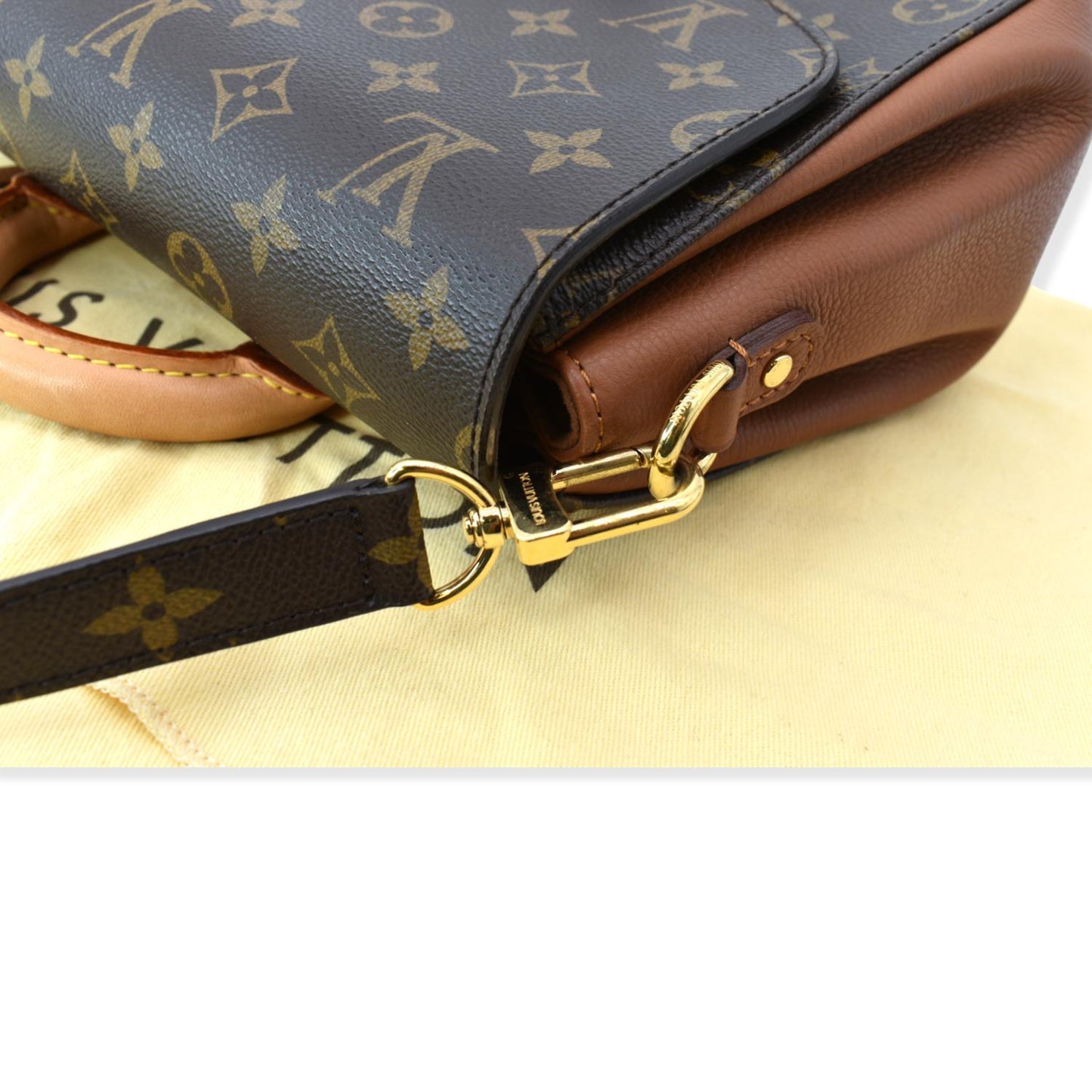 LOUIS VUITTON Eden MM Monogram Canvas Shoulder Bag Brown
