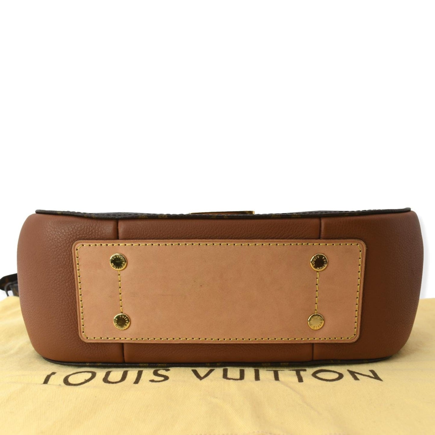 LOUIS VUITTON Eden MM Monogram Canvas Shoulder Bag Brown