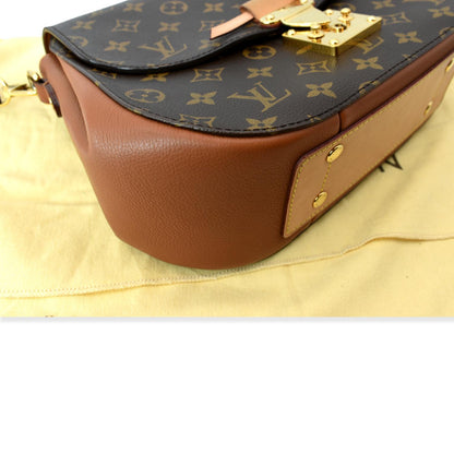 LOUIS VUITTON Eden MM Monogram Canvas Shoulder Bag Brown