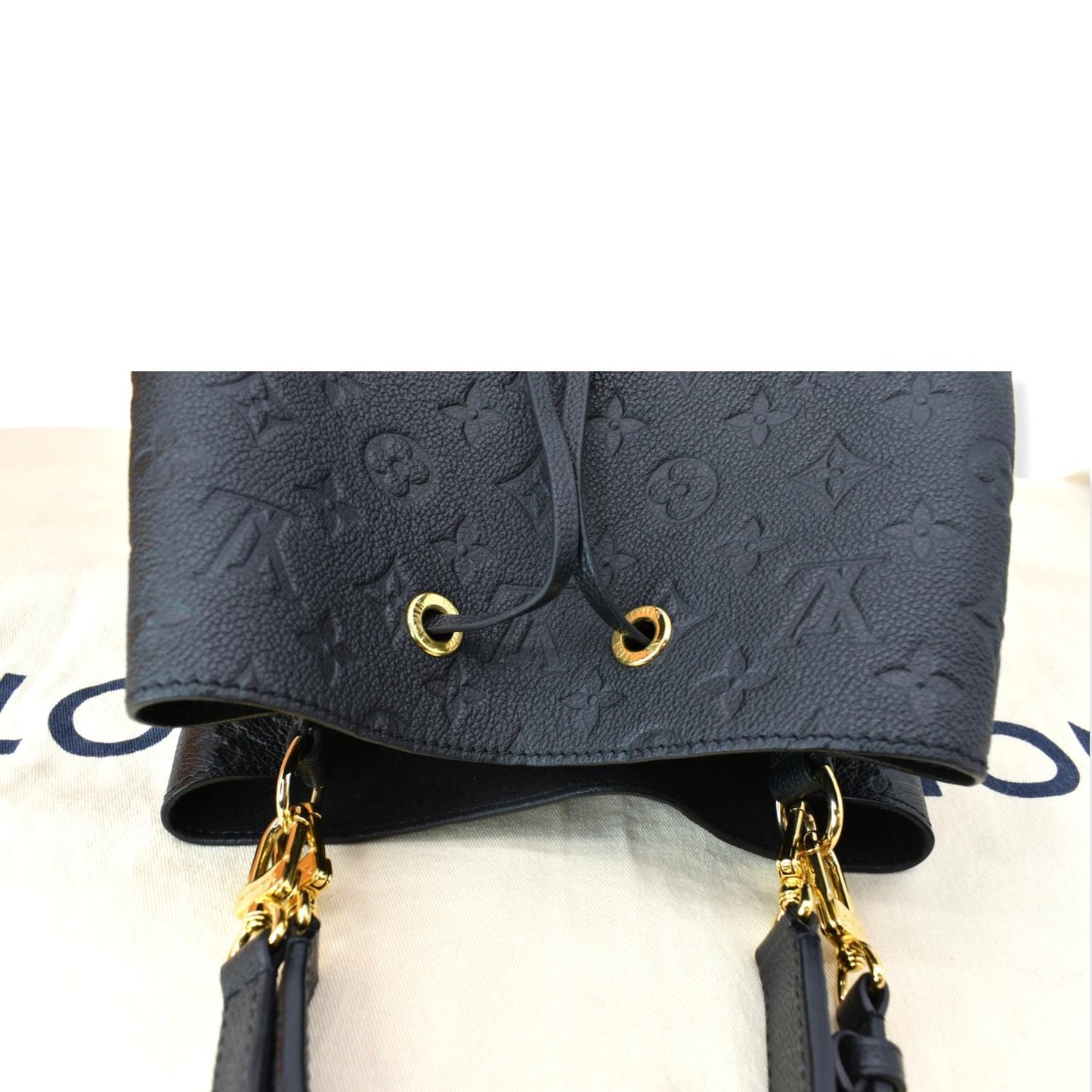 LOUIS VUITTON NeoNoe MM  Monogram Empreinte Shoulder Bag Black