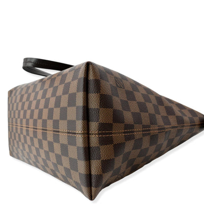 LOUIS VUITTON Iena MM Damier Ebene Shoulder Bag Brown
