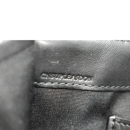 BURBERRY London Check Leather Zip Pouch