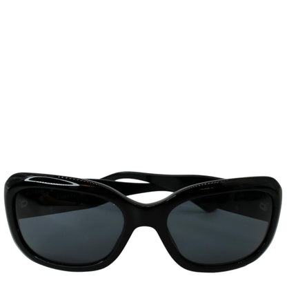 CHANEL 5102 C.501/87 CC Logo Black Sunglasses Dark Gray Lens