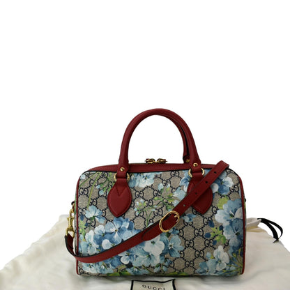 GUCCI Floral Blooms Small GG Supreme Monogram Boston Bag 546314