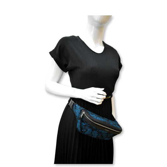 YVES SAINT LAURENT Printed Leather Belt Bag Multicolor