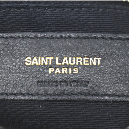 YVES SAINT LAURENT Tribeca Medium Leather Shoulder Bag White