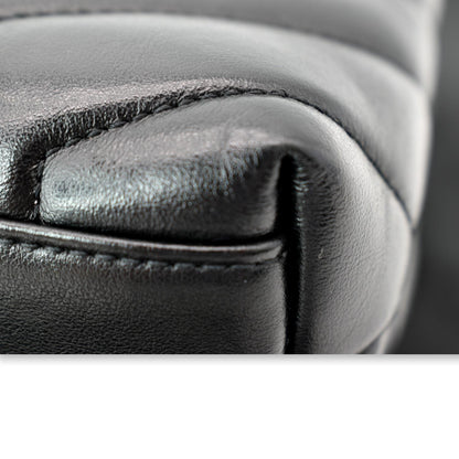 YVES SAINT LAURENT Small Loulou Matelasse Leather Shoulder Bag Black