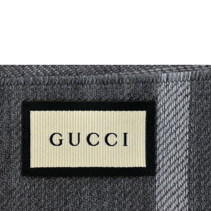 GUCCI Wool Scarf Light Grey