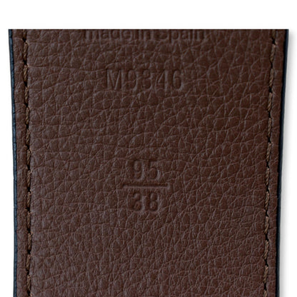 LOUIS VUITTON Pyramide Reversible Monogram Leather Belt 40MM