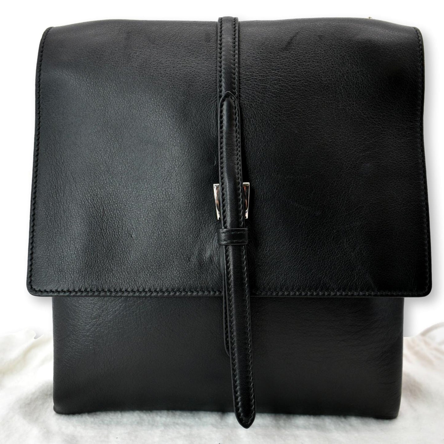 Prada Flap Turn Lock Shoulder Bag Black - Hot Deals