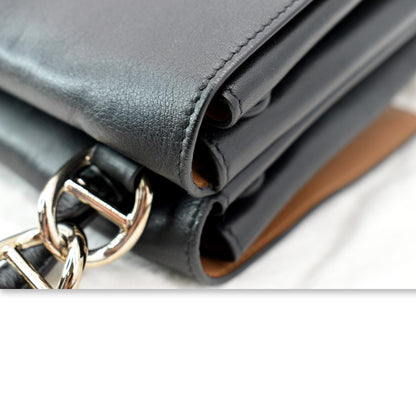 Prada Flap Turn Lock Shoulder Bag Black - Hot Deals