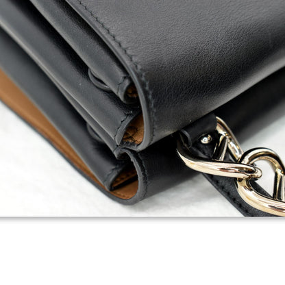 Prada Flap Turn Lock Shoulder Bag Black - Hot Deals