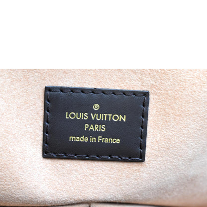 LOUIS VUITTON Kensington Bowling Damier Ebene Satchel Bag Brown