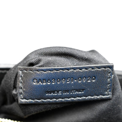 YVES SAINT LAURENT Loulou Toy Matelasse Leather Crossbody Bag Black