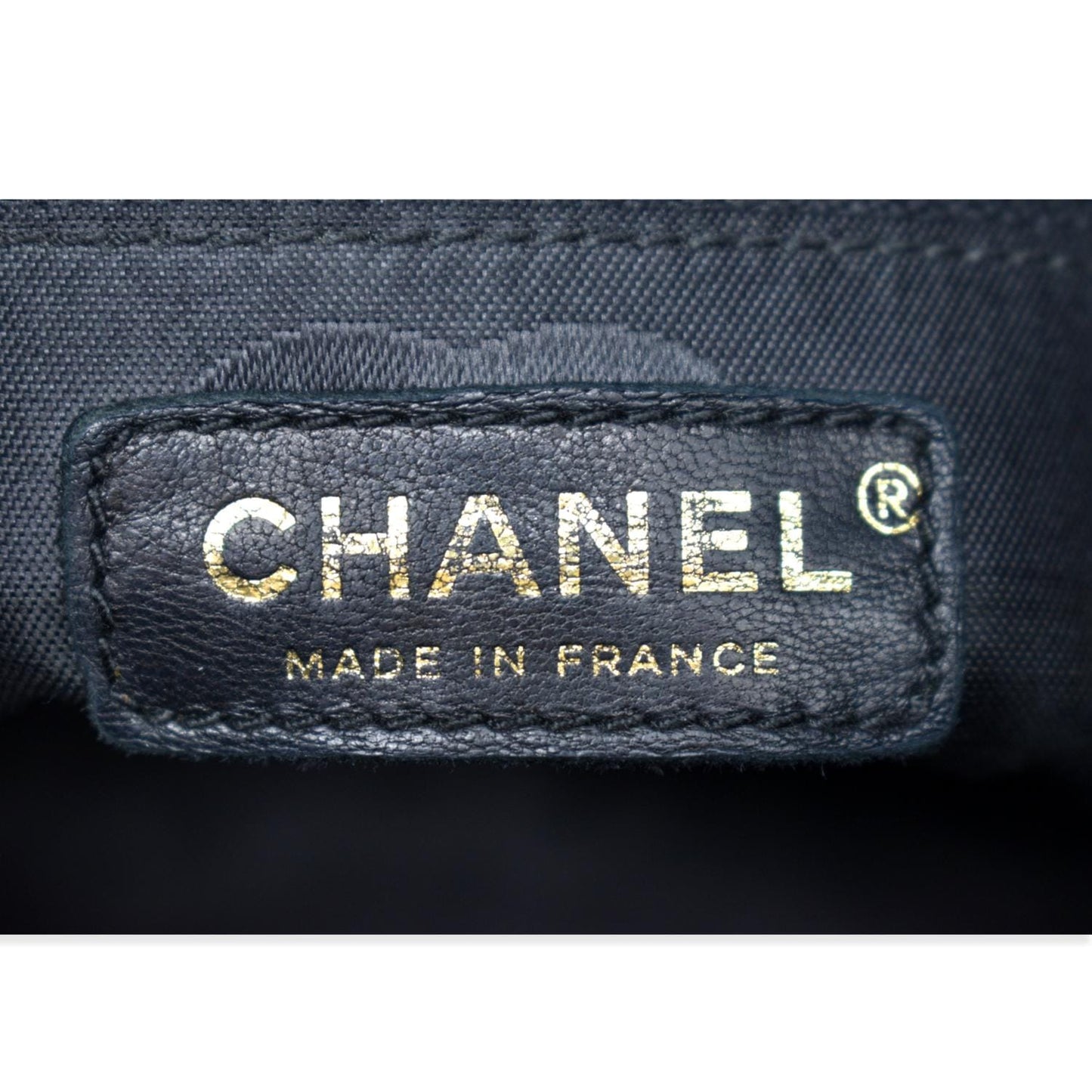 CHANEL CC Calfskin Leather Ring Chain Satchel Bag Black