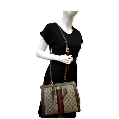 GUCCI Ophidia Medium GG Supreme Tote Shoulder Bag Beige 524537 - Hot Deals
