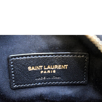 YVES SAINT LAURENT Lou Leather Crossbody Bag Black
