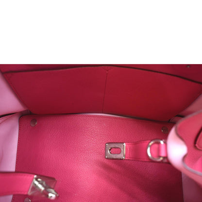 CHRISTIAN DIOR Open Bar Grained Leather Tote Bag Pink